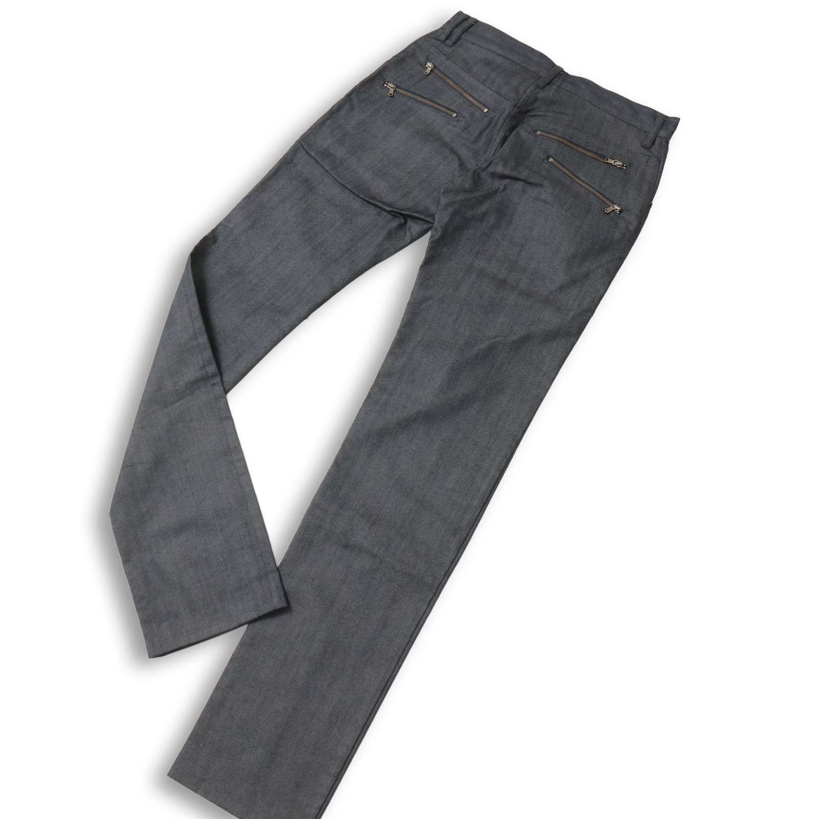 新品 未使用】 MORGAN HOMME モルガン オム 通年☆ ジップ スリム 
