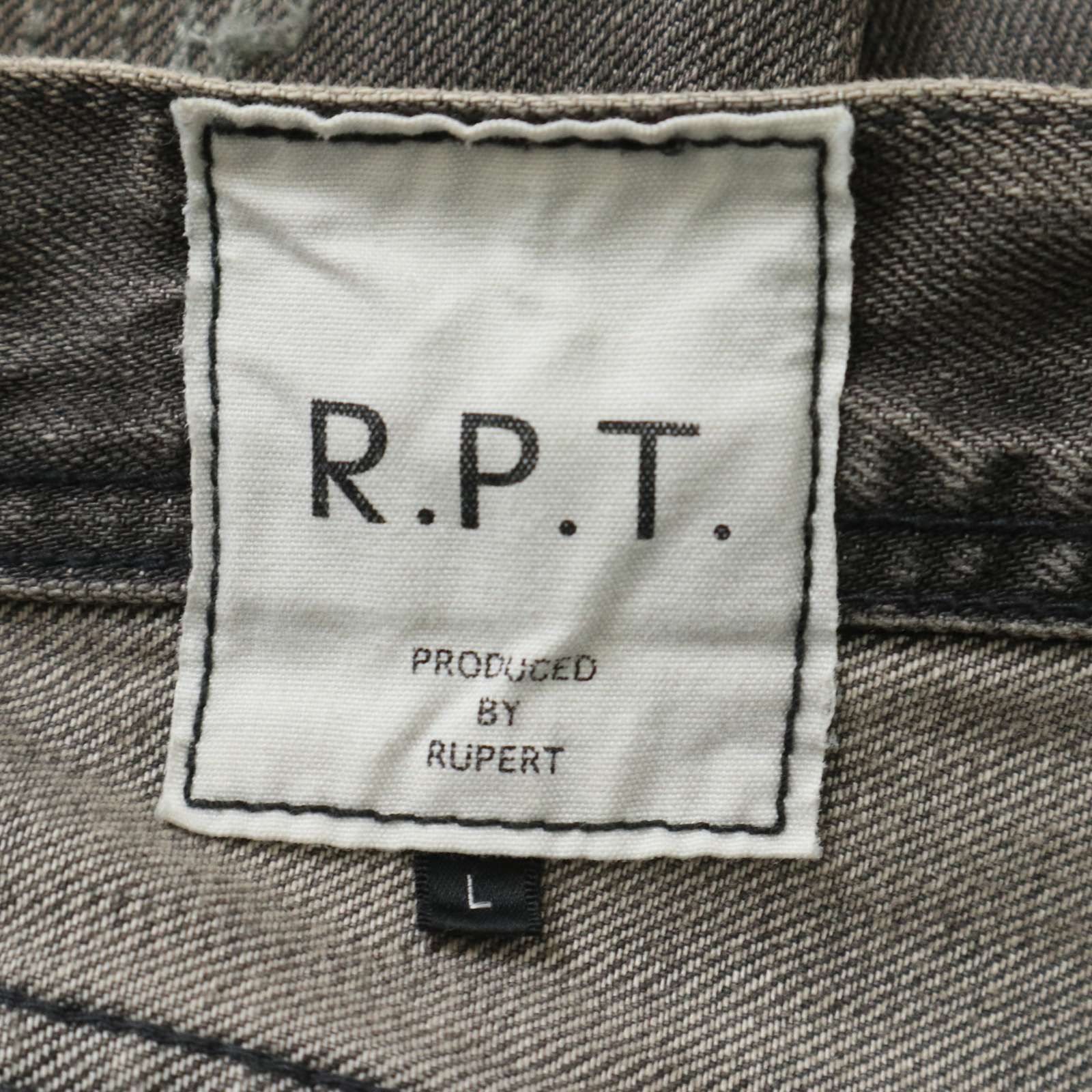 R.P.T RUPERT ルパート 通年☆ ダメージ加工 ストレート デニム パンツ 