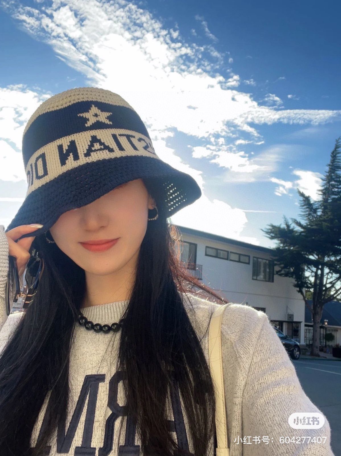 Dior(ディオール)公式コレクションのニットフィッシャーマンハット、頭囲 57cm -WTO輸入1 Dior(ディオール)公式コレクションのニットフィッシャーマンハット、頭囲 57cm -WTO輸入1