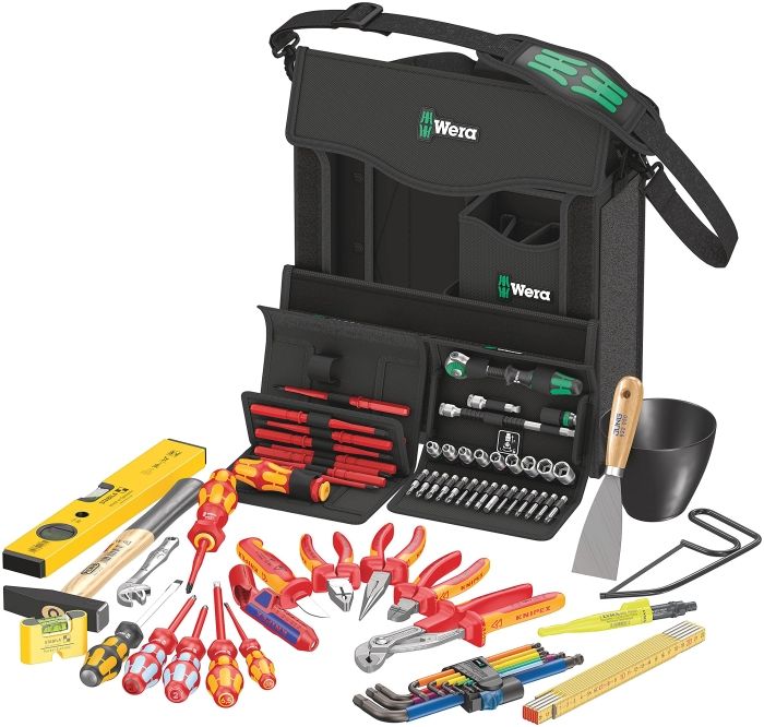 【新品・3営業日で発送】Wera Werkzeuge 134025 電気工事向け工具セット 73点