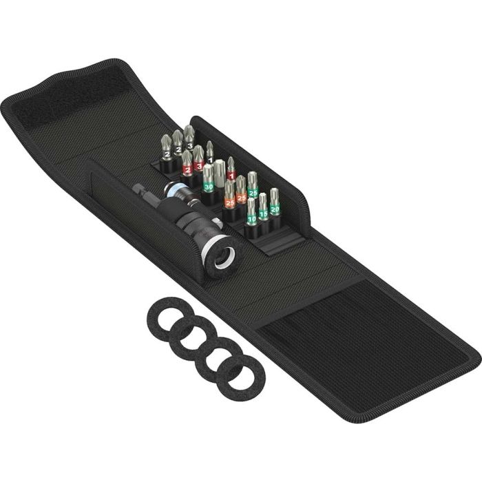 【新品・3営業日で発送】Wera Werkzeuge 134021 パティオ建設用工具セットT1 17点