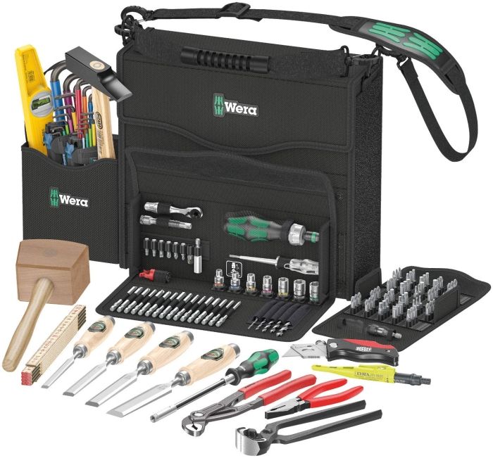 【新品・3営業日で発送】Wera Werkzeuge 134011 木材加工向け工具セット 134点