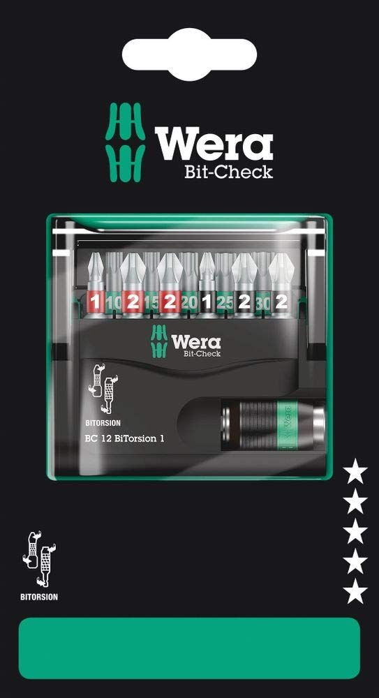 【新品・3営業日で発送】Wera Werkzeuge 136385 11本組 ビットセット(Bi-Torsion)
