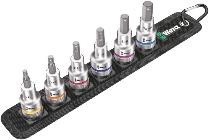 【新品・3営業日で発送】Wera Werkzeuge 003996 1／2DR／4-10mmINHEXビットソケット(ホールド)