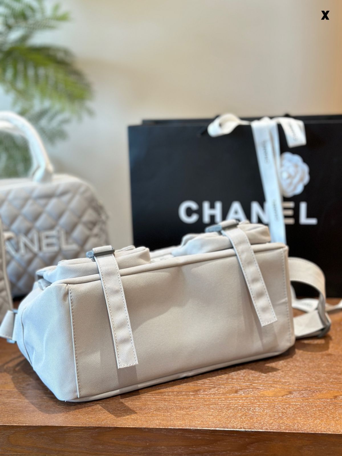 【今日特価】Chanel Vintage Gym Bag シャネル ヴィンテージ ジムバッグ-MM輸入1