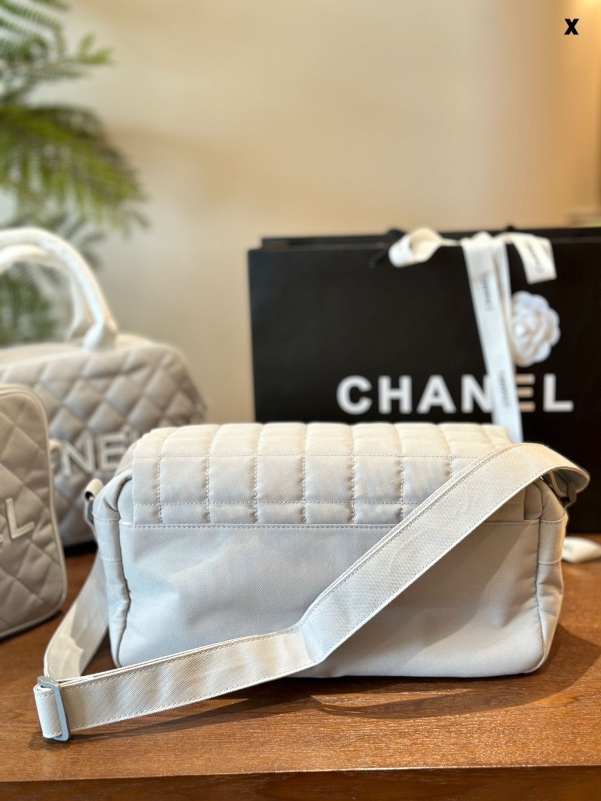 【今日特価】Chanel Vintage Gym Bag シャネル ヴィンテージ ジムバッグ-MM輸入1