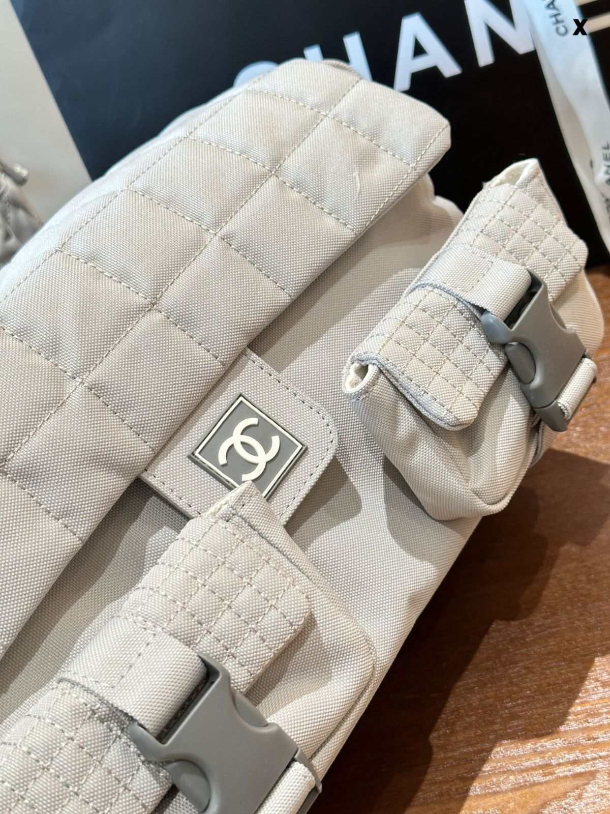 【今日特価】Chanel Vintage Gym Bag シャネル ヴィンテージ ジムバッグ-MM輸入1