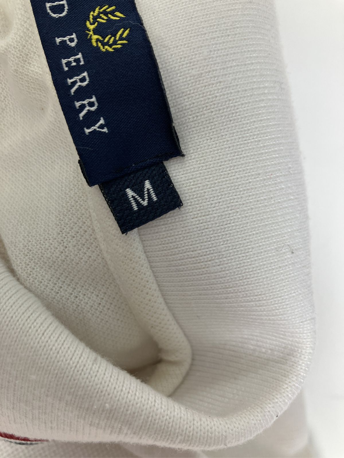 FRED PERRY フレッドペリー ポロシャツ M アイボリー 無地 ワンポイント ブランドロゴ ライン柄 半袖 FRED PERRY フレッドペリー ポロシャツ M アイボリー 無地 ワンポイント ブランドロゴ ライン柄 半袖