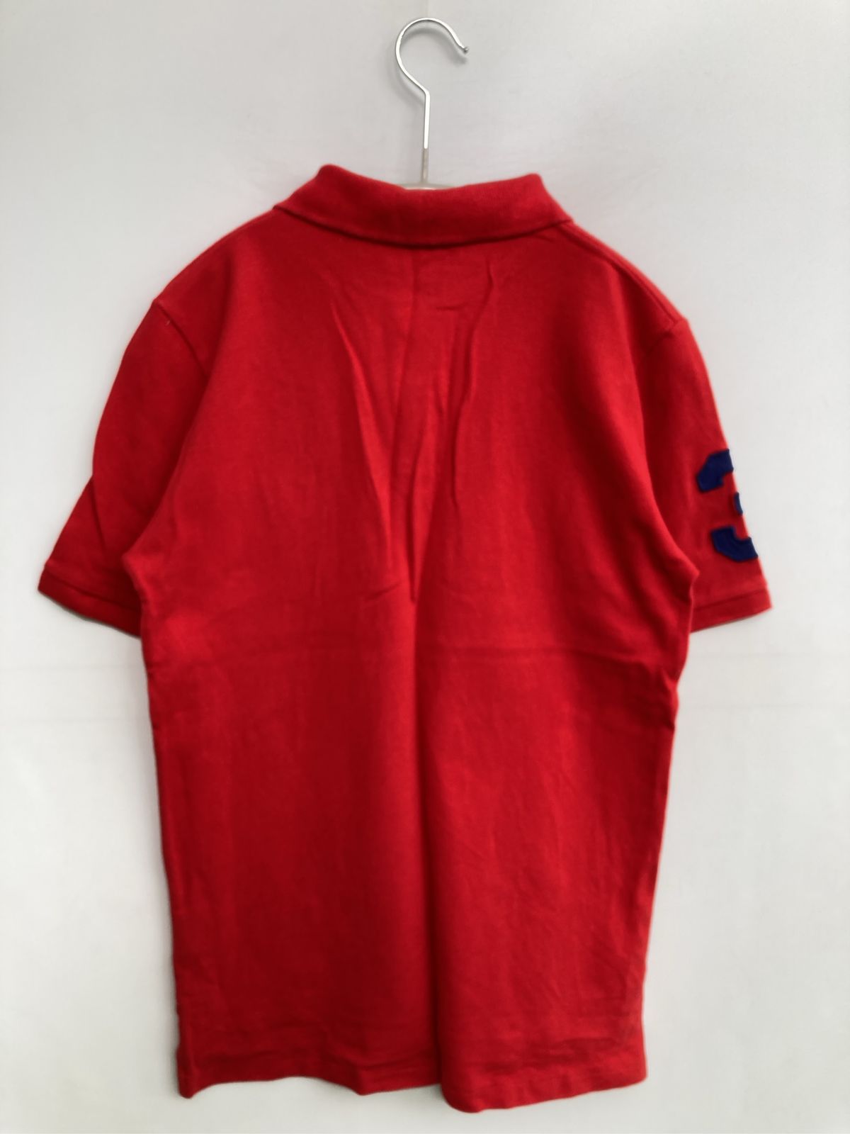 Polo by Ralph Lauren ポロバイラルフローレン ポロシャツ L (14-16) レッド 無地 ワンポイント ブランドロゴ 刺繍 半袖 Polo by Ralph Lauren ポロバイラルフローレン ポロシャツ L (14-16) レッド 無地 ワンポイント ブランドロゴ 刺繍 半袖