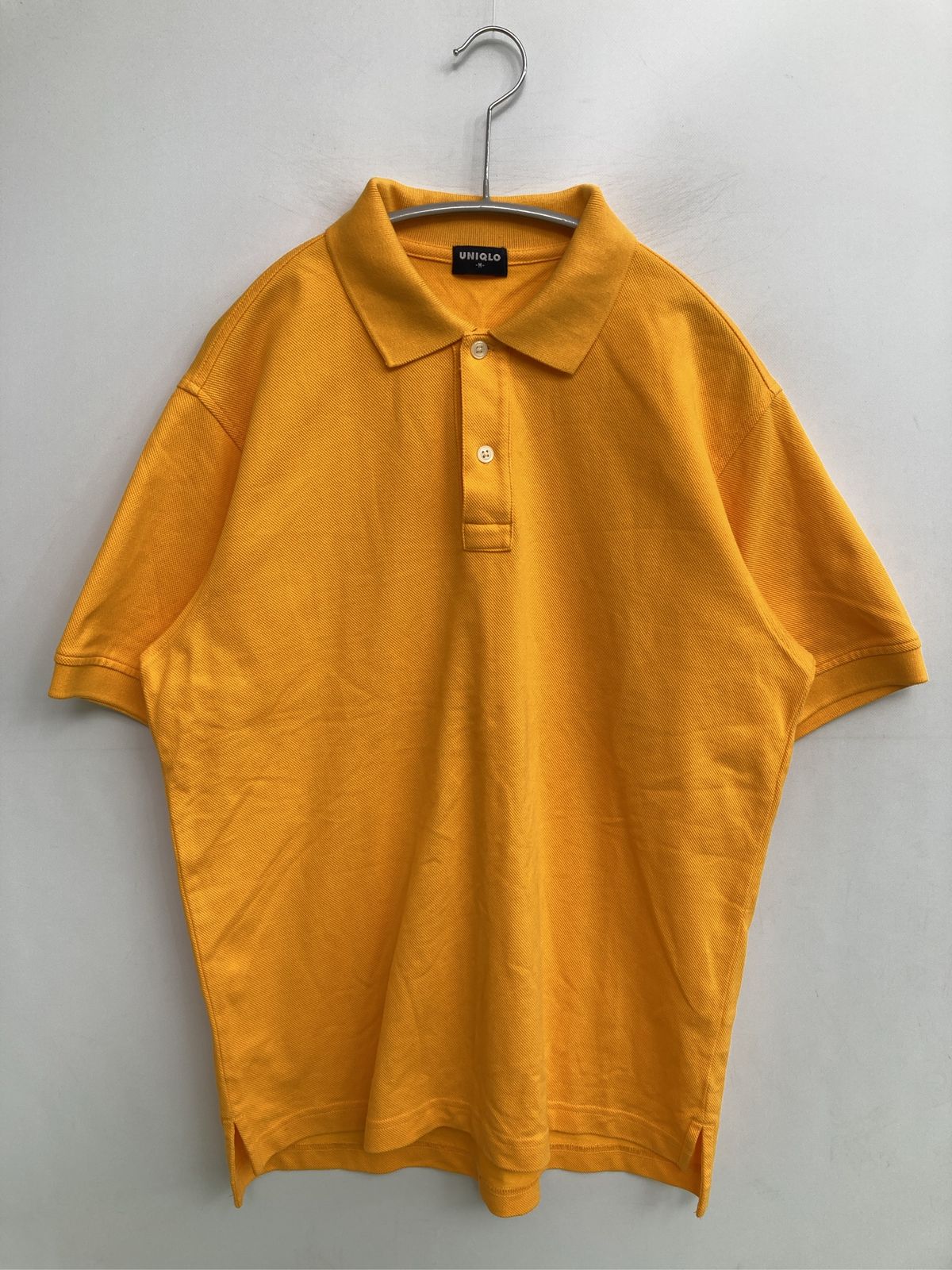 UNIQLO ユニクロ ポロシャツ M オレンジ 無地 半袖