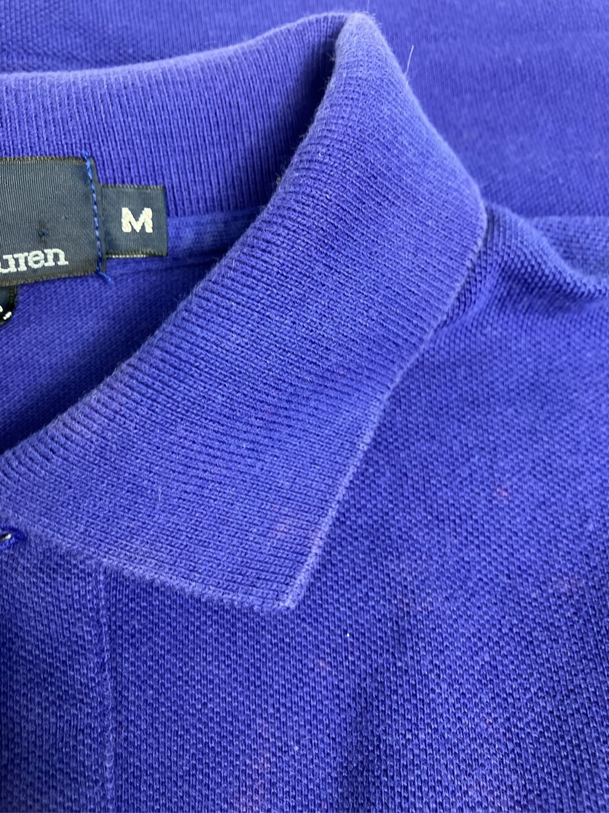 Polo by Ralph Lauren ポロバイラルフローレン ポロシャツ M パープル 無地 ワンポイント 半袖
