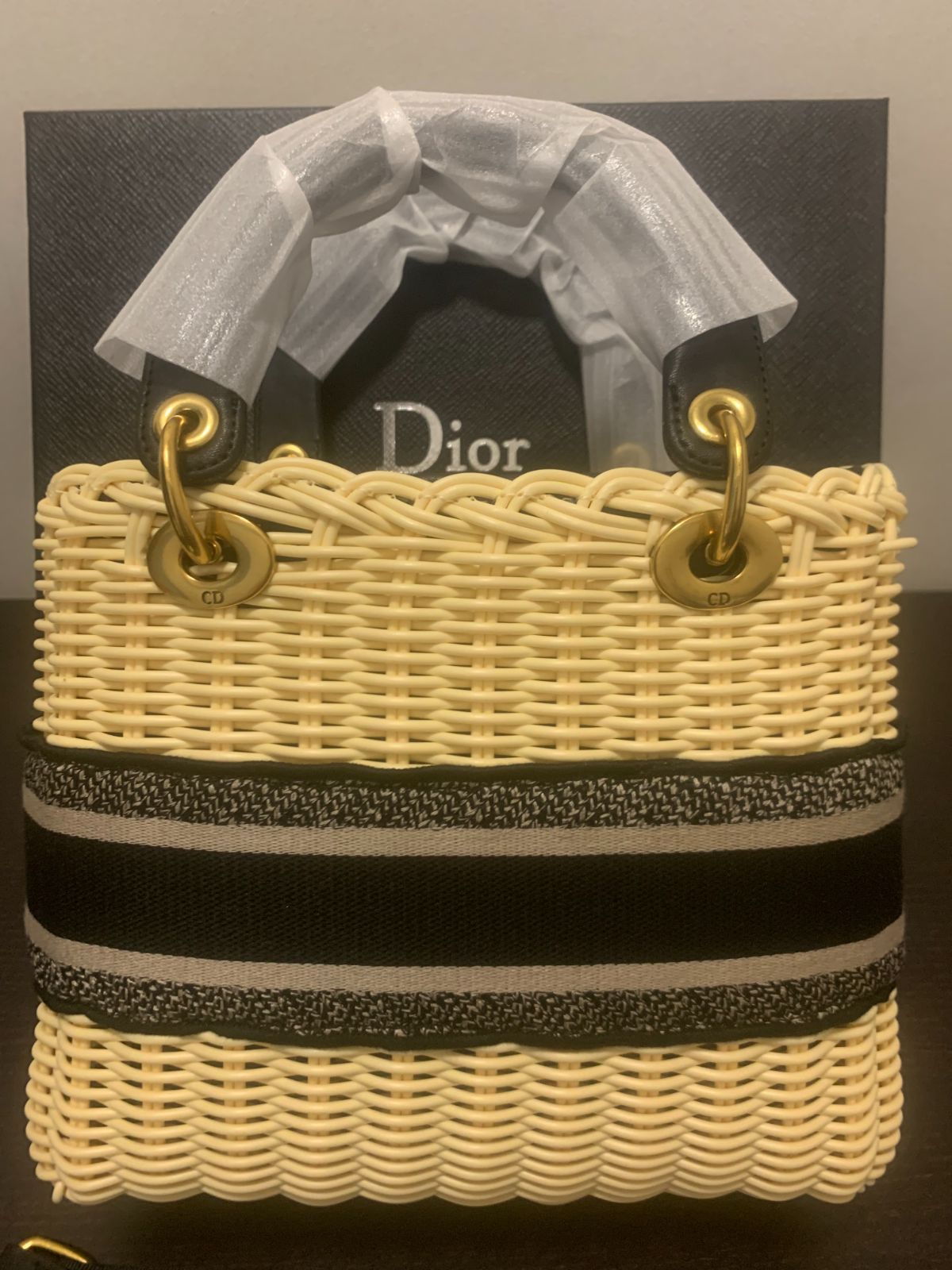 ?本日限定価格?Dior バッグ ミニ レディディオール かごバッグ オブリーク ?本日限定価格?Dior バッグ ミニ レディディオール かごバッグ オブリーク