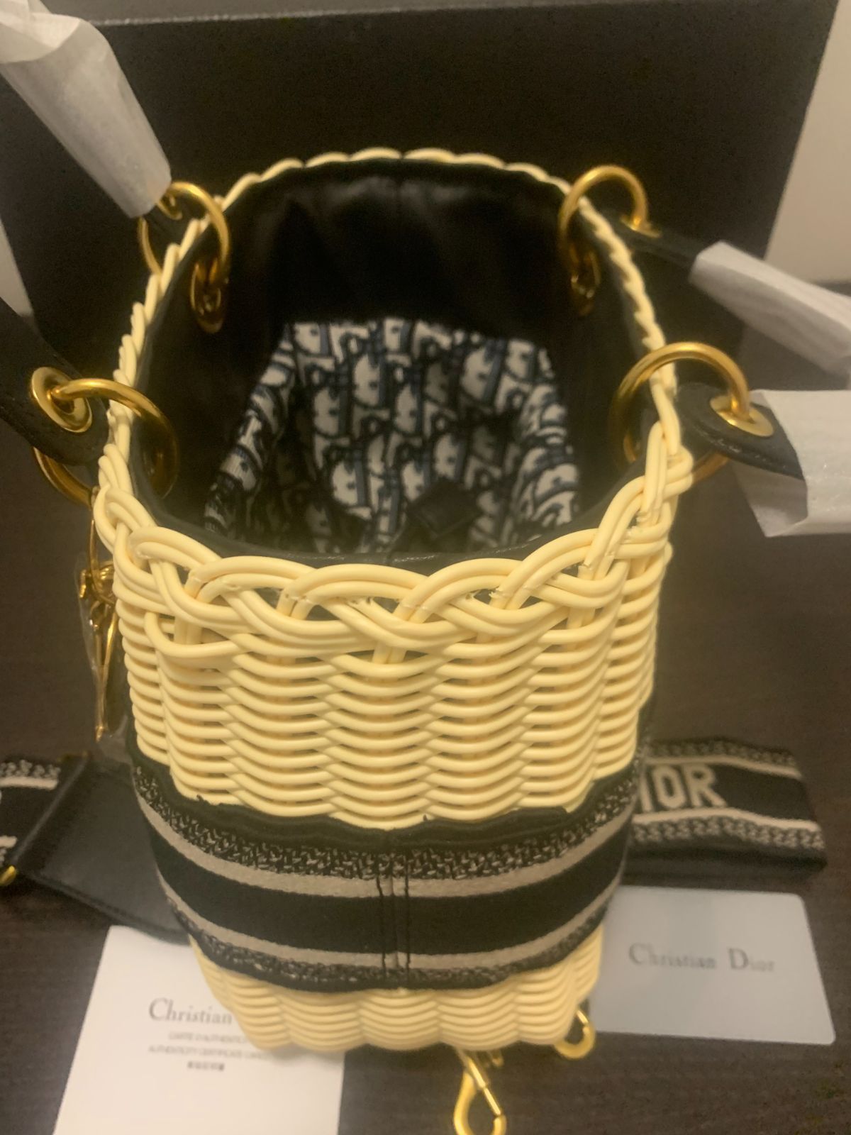 ?本日限定価格?Dior バッグ ミニ レディディオール かごバッグ オブリーク ?本日限定価格?Dior バッグ ミニ レディディオール かごバッグ オブリーク