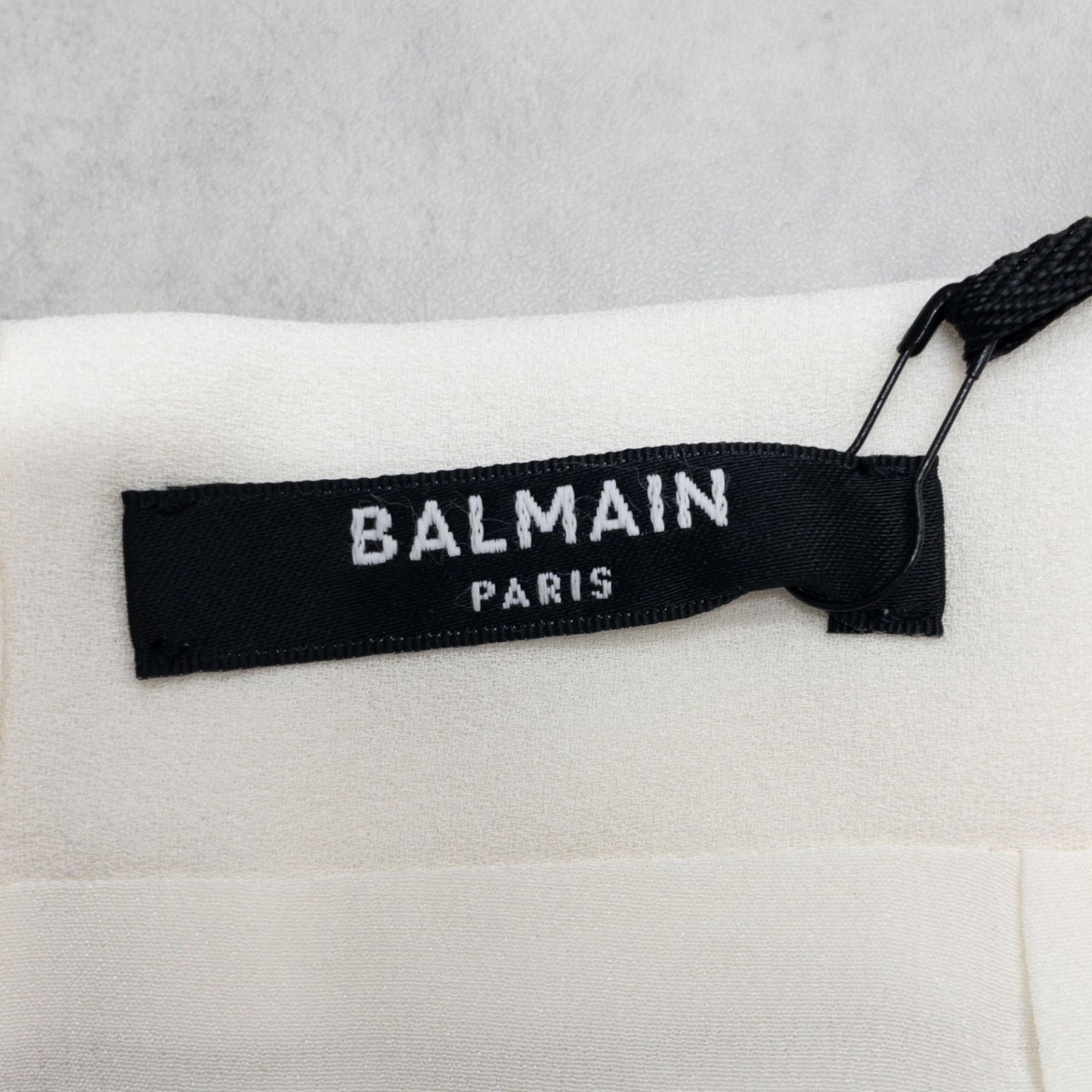 【新品同様】BALMAIN バルマン スカート フリル レース シャーリング ドレープ シルク オフホワイト ブルガリア製 レディース 36 b01162 【新品同様】BALMAIN バルマン スカート フリル レース シャーリング ドレープ シルク オフホワイト ブルガリア製 レディース 36 b01162