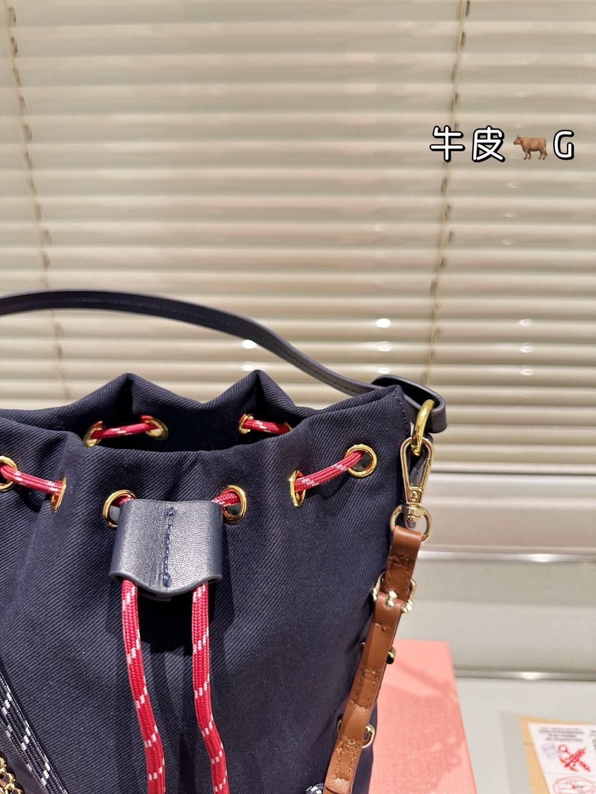 【今日特価】Miumiu Bucket Bag オリジナル布（ミュウミュウ バケットバッグ オリジナルファブリック）-MM輸入3