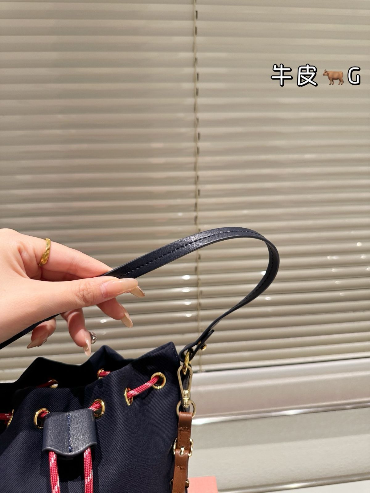 【今日特価】Miumiu Bucket Bag オリジナル布（ミュウミュウ バケットバッグ オリジナルファブリック）-MM輸入3