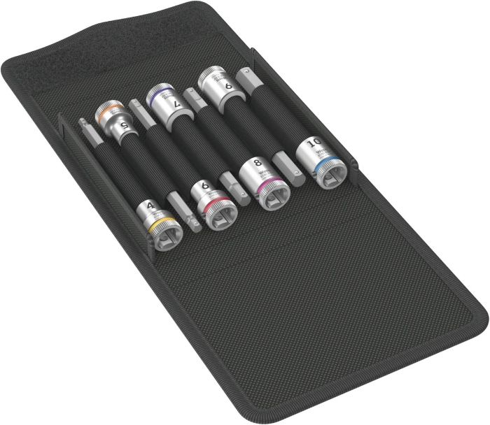 【新品・3営業日で発送】Wera Werkzeuge 003180 3／8DR(Hex-Plus)ビットソケットセット(ホールド