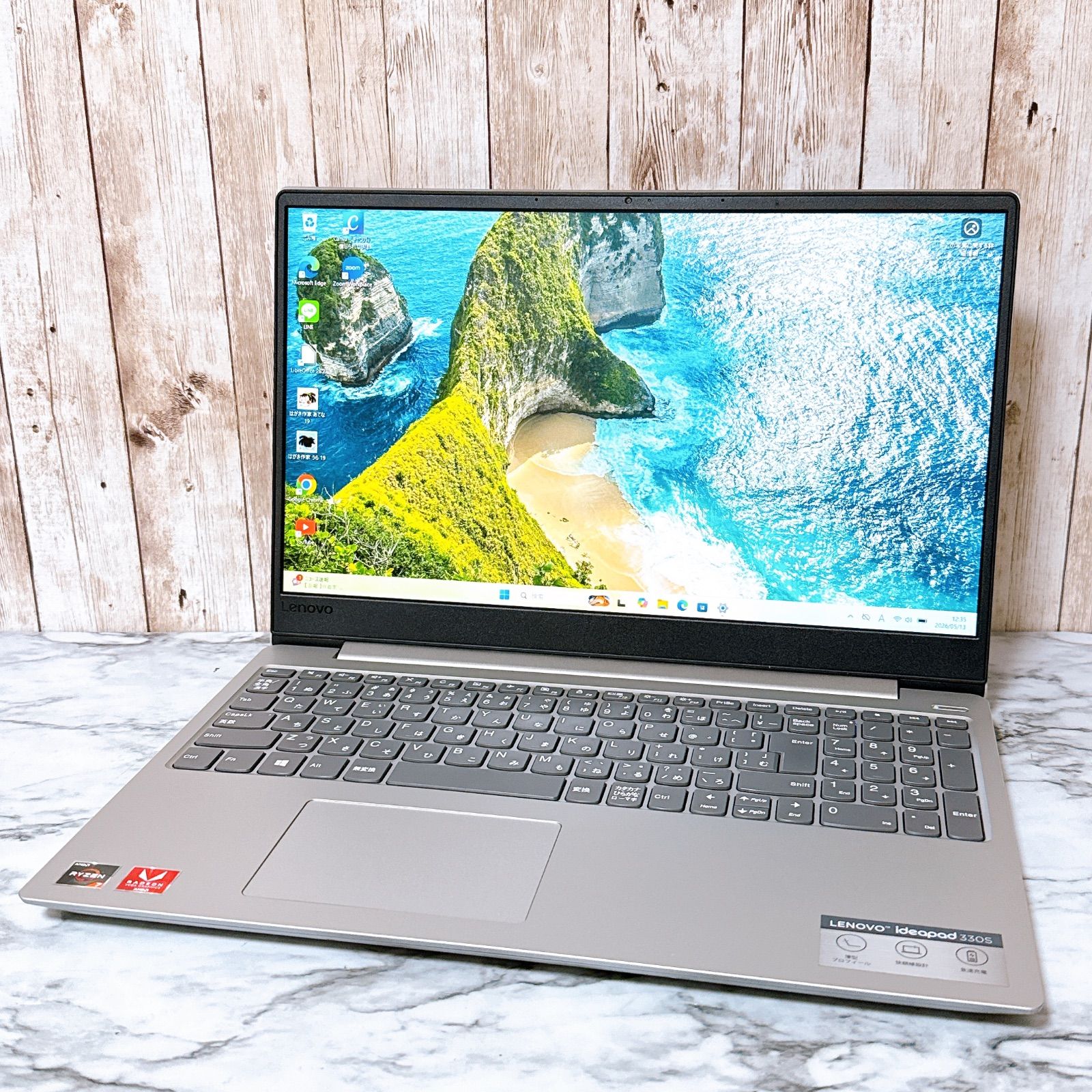 美品】Lenovo Ryzen7 SSD256GB Windows11 - メルカリ