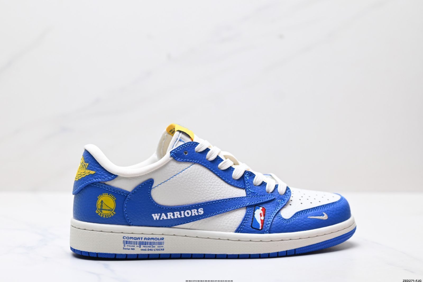 【今日特価】NIKE 送料無料 在庫限定セール価格!Nike Air Jordan 1 x Travis Scott AJ1 倒勾 ?一倒? ‘DIY’定制 低?文化?球鞋登場!