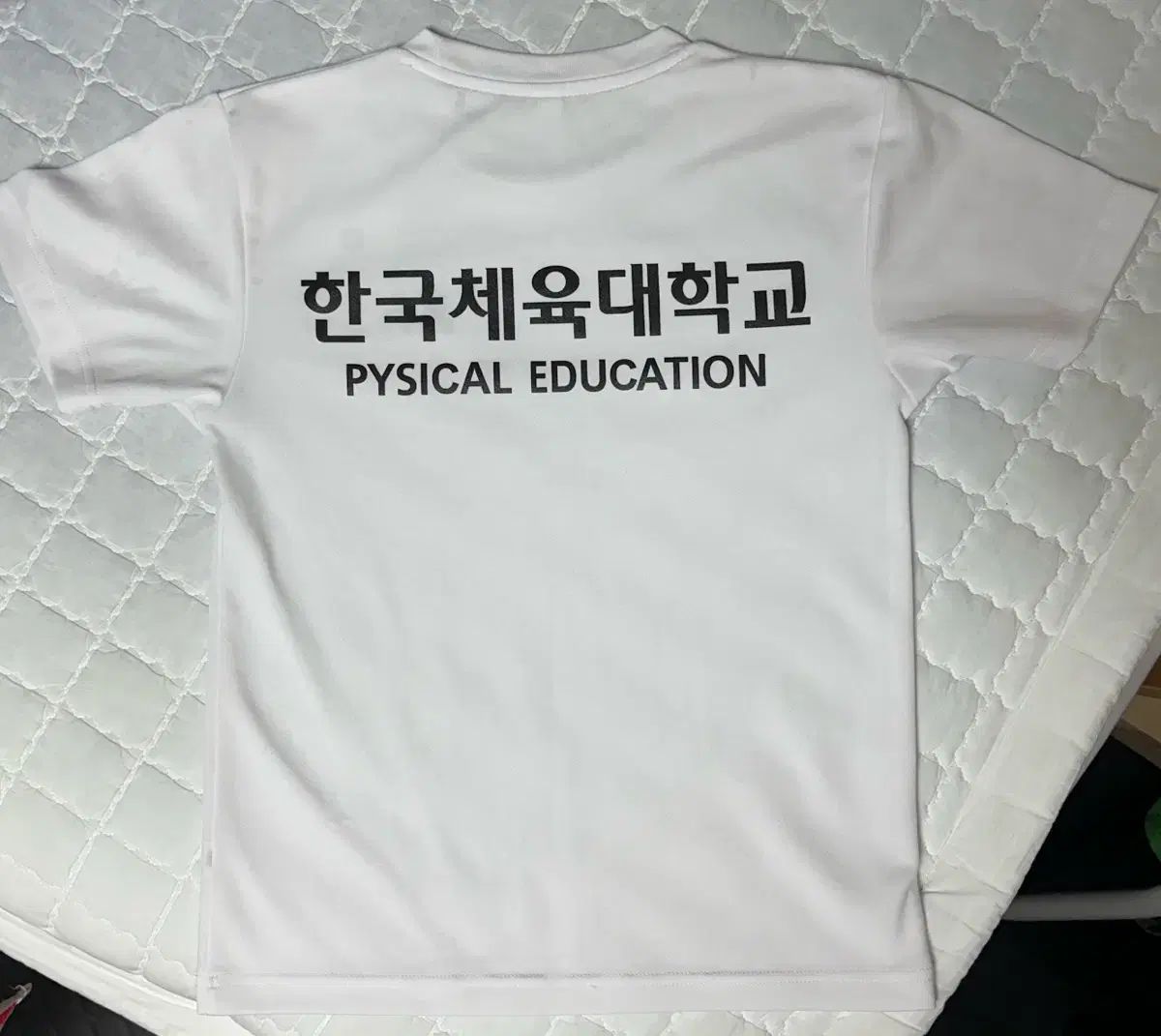 韓国体育大学 白 半袖 Tシャツ