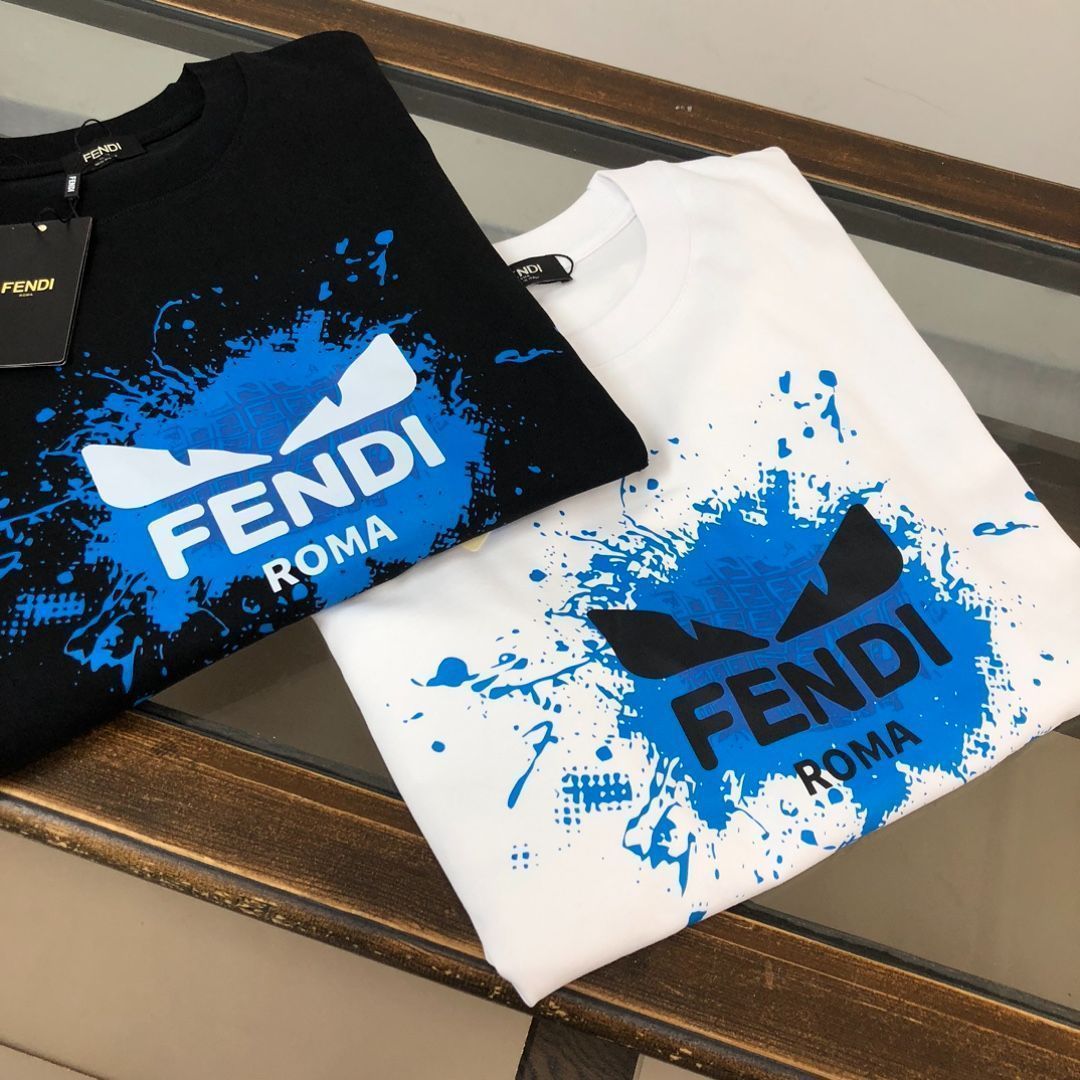 【本日限定特価】FENDI 春夏 ロゴプリントTシャツ[本日特価|新品未使用品]