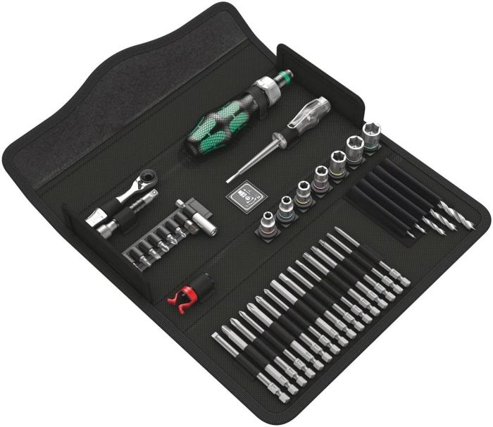 【新品・3営業日で発送】Wera Werkzeuge 135939 Kコンパクトメンテナンスセット H1 41点
