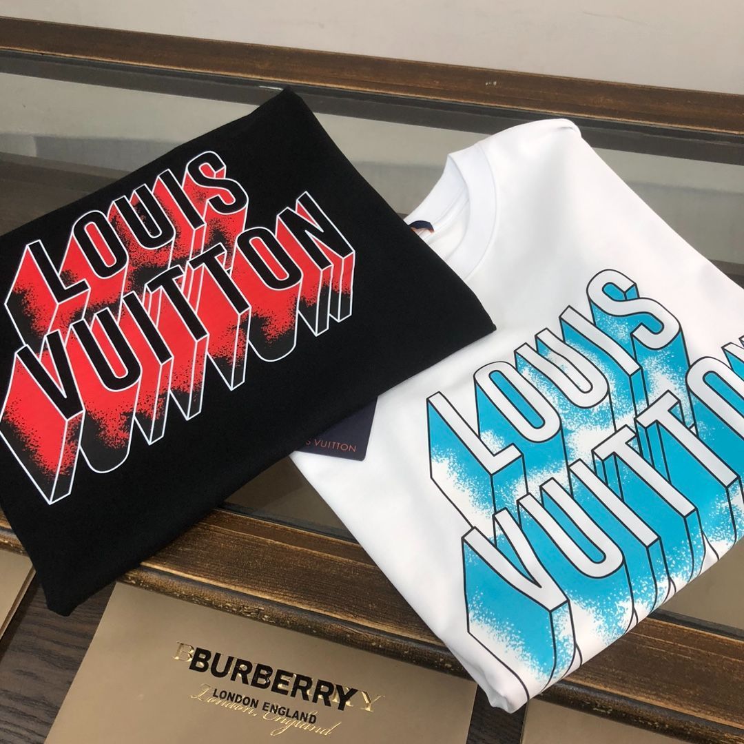 【本日限定特価】Louis Vuitton 春夏 ロゴプリントTシャツ [本日特価|新品未使用品]