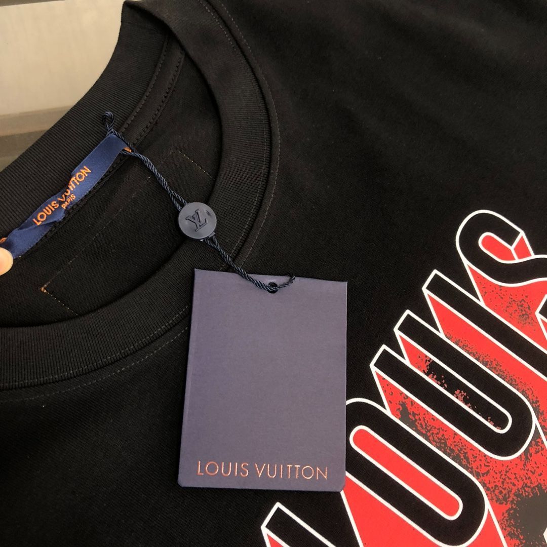 【本日限定特価】Louis Vuitton 春夏 ロゴプリントTシャツ [本日特価|新品未使用品]