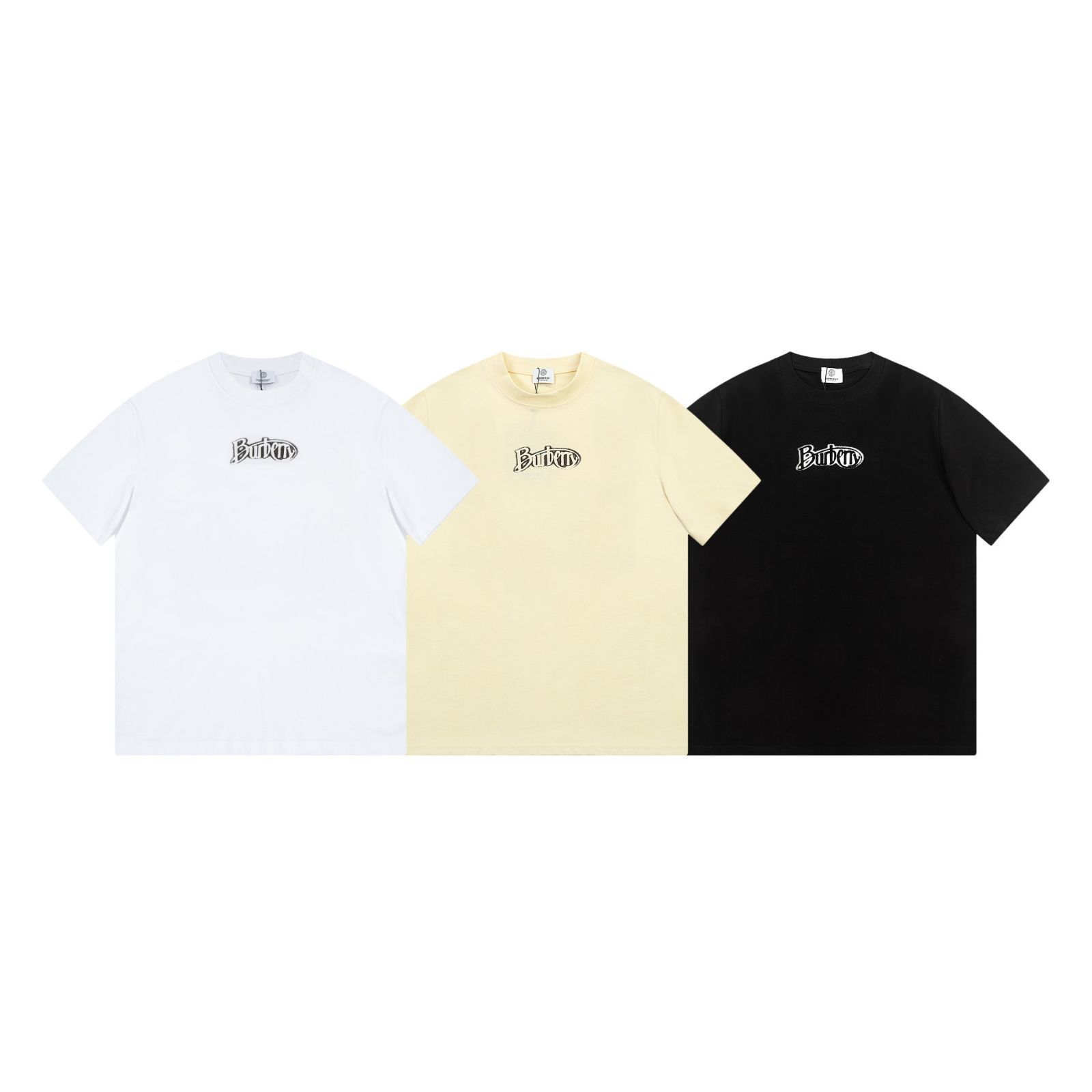 【本日限定特価】Burberry ロゴプリント クルーネックTシャツ - リラックスフィットで男女兼用 [本日特価|新品未使用品]