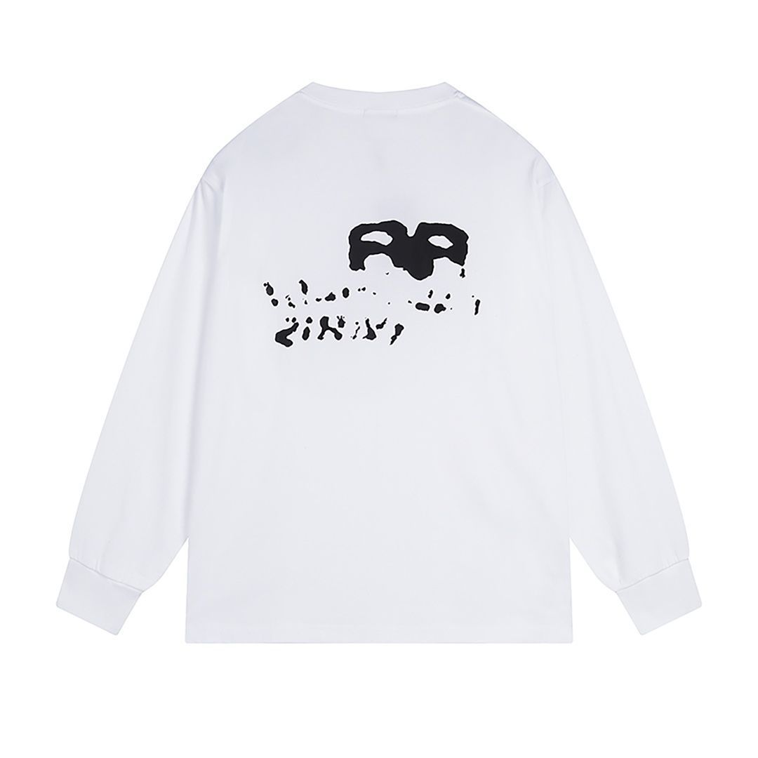 【本日限定特価】Balenciaga グラフィティプリント ロングスリーブTシャツ [本日特価|新品未使用品]