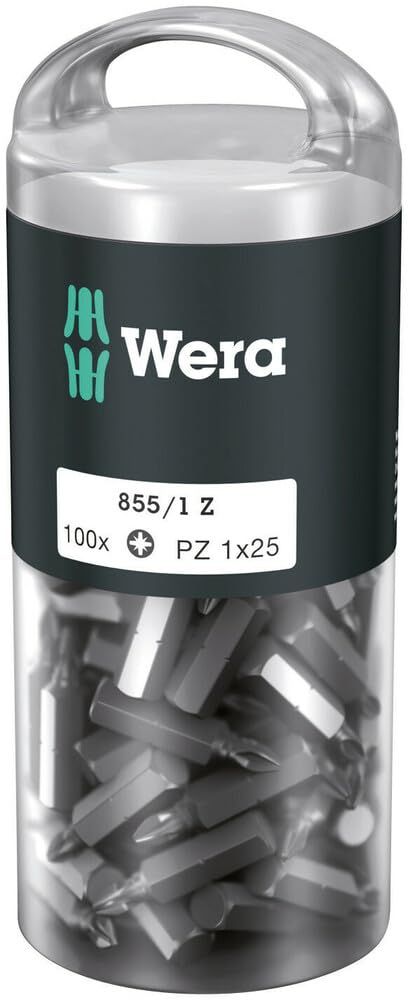 【新品・3営業日で発送】Wera Werkzeuge 072443 PZ1x25mm (Pozidriv)ドライバービット