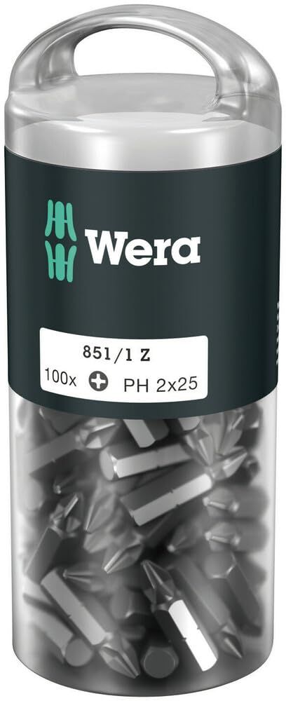 【新品・3営業日で発送】Wera Werkzeuge 072441 #2x25mm (+)ドライバービット