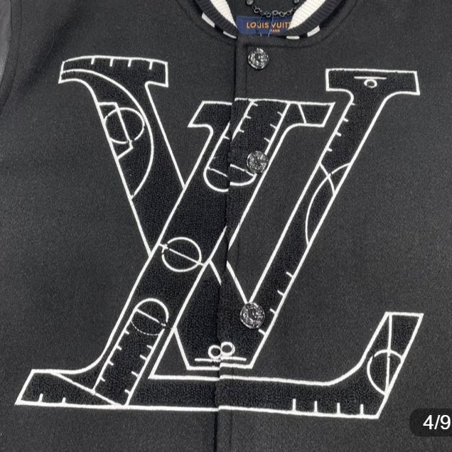 LV NBAバスケットボールシリーズ共同ブランドウールレザージャケットジャケット野球ユニフォーム