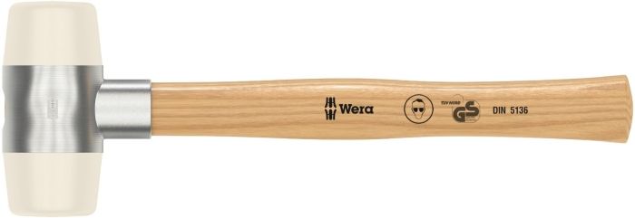 【新品・3営業日で発送】Wera Werkzeuge 000335 * 60mm／1300g ソフトフェイスハンマー(ナイロン)