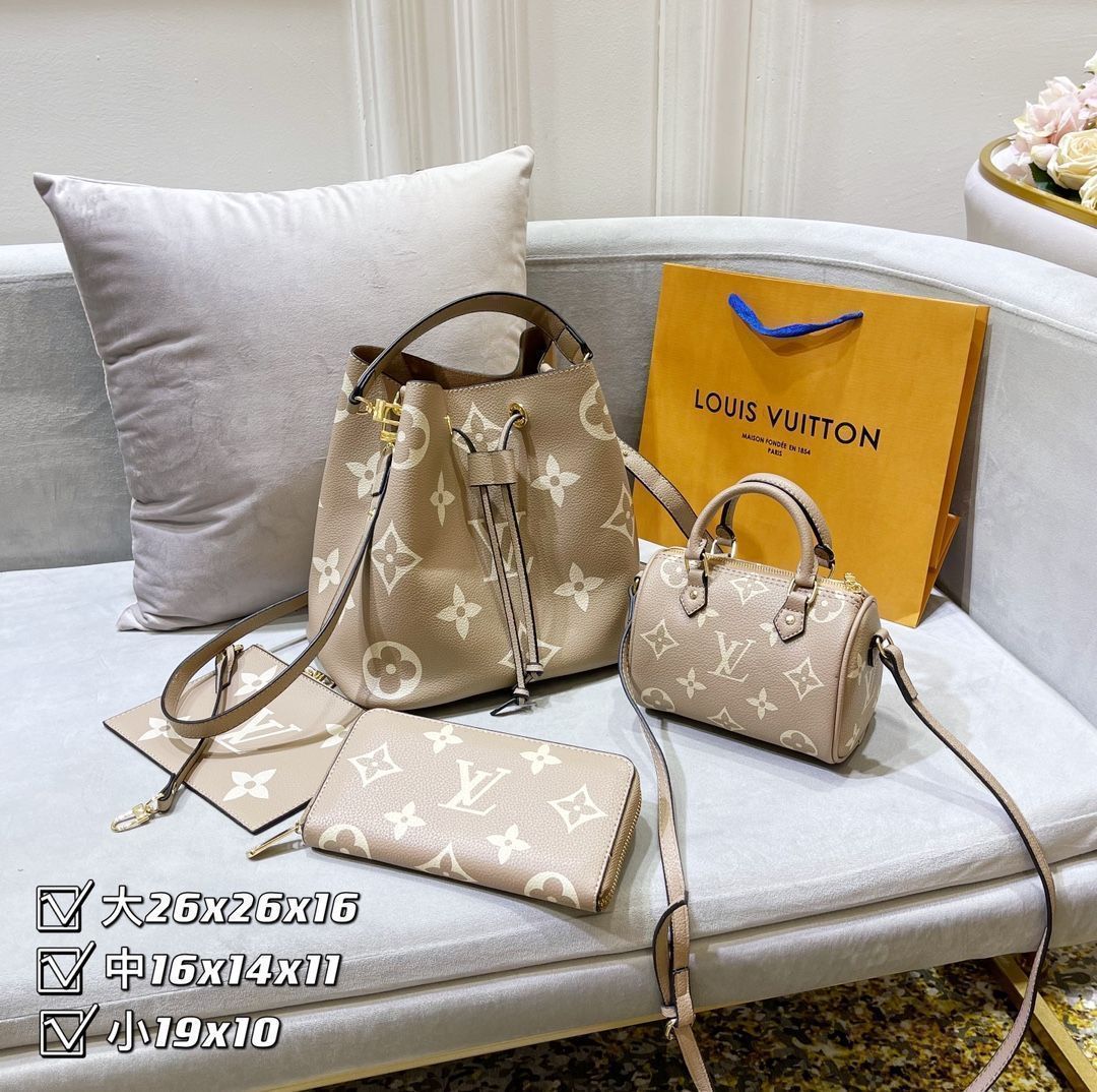 限定価格 LOUIS VUITTON ルイヴィトン ショルダーバッグ ハンドバッグ 財布 3点セット