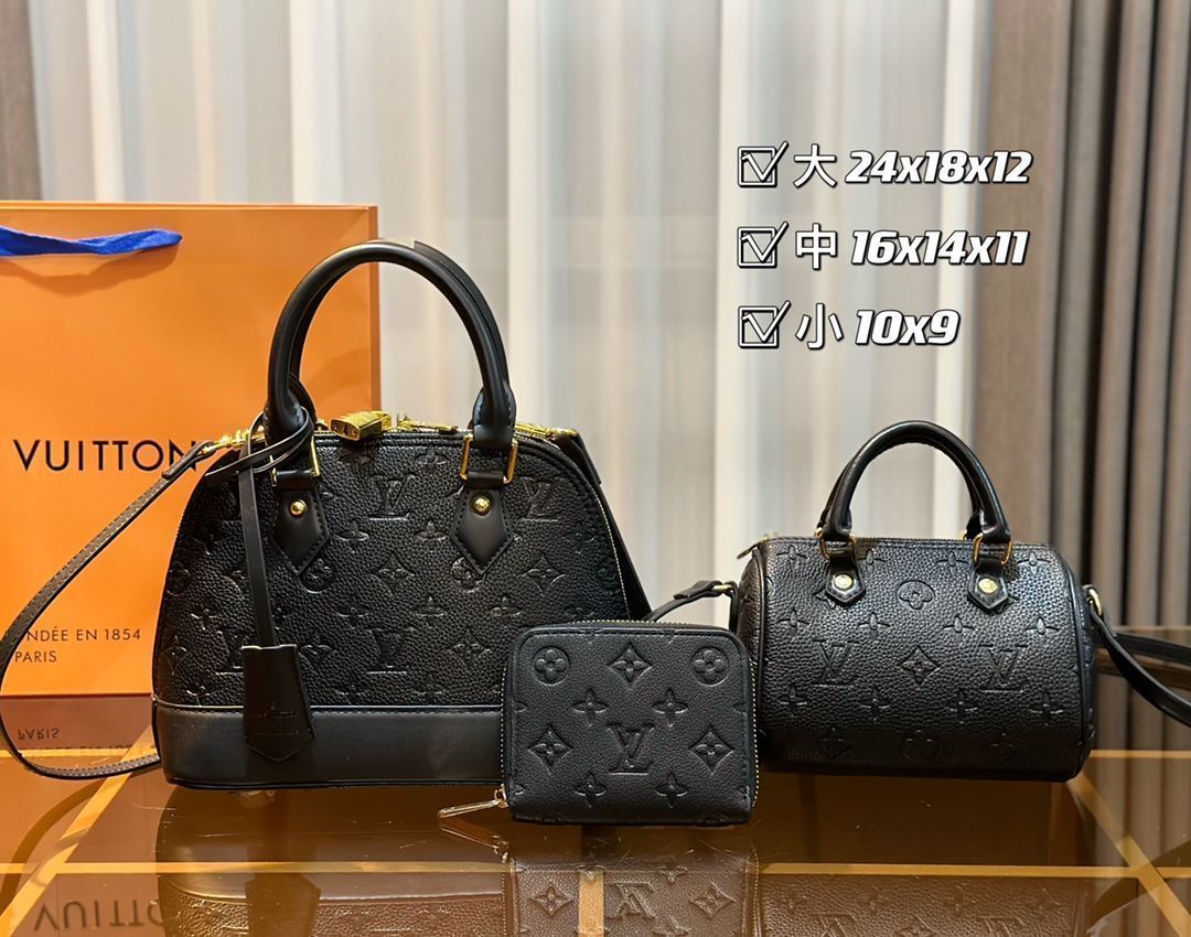 お洒落 LOUIS VUITTON ショルダーバッグ ハンドバッグ BB 財布3点セット お洒落 LOUIS VUITTON ショルダーバッグ ハンドバッグ BB 財布3点セット