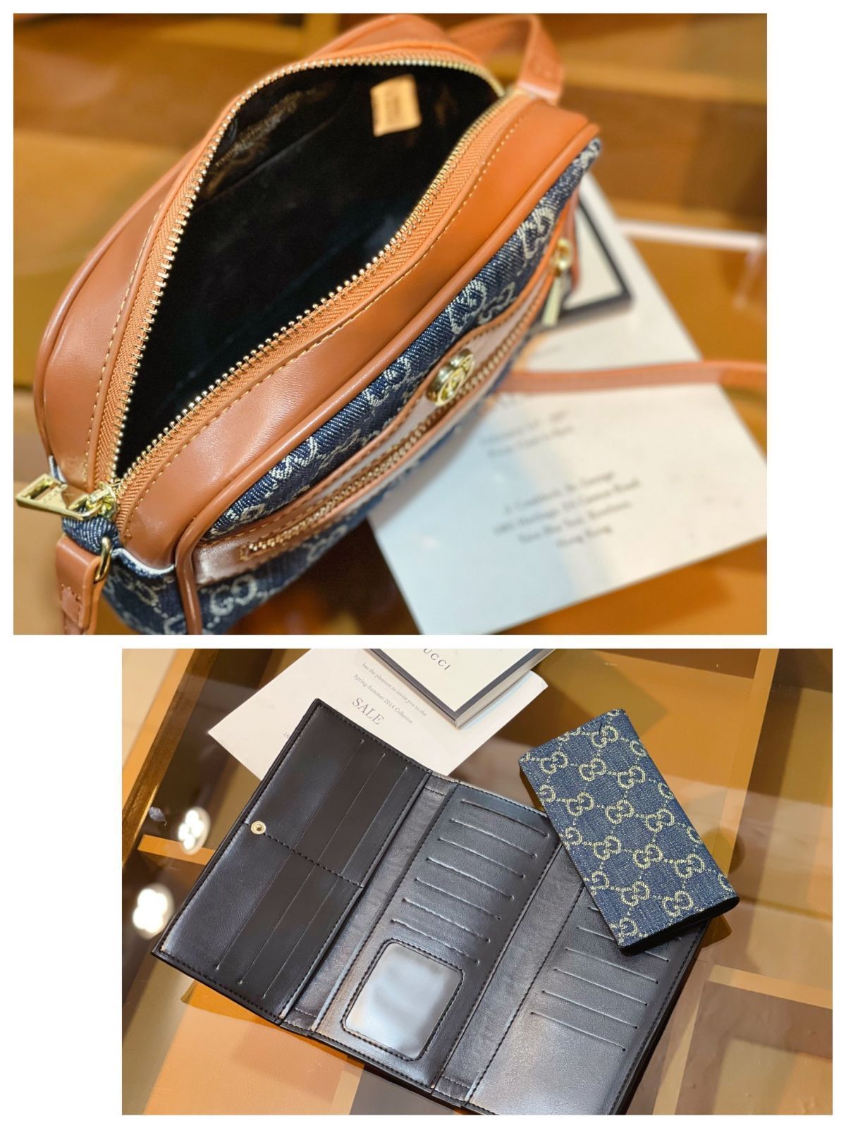 【超美品】GUCCI グッチ トートバッグ ショルダーバッグ 財布 3点セットバッグ 【超美品】GUCCI グッチ トートバッグ ショルダーバッグ 財布 3点セットバッグ