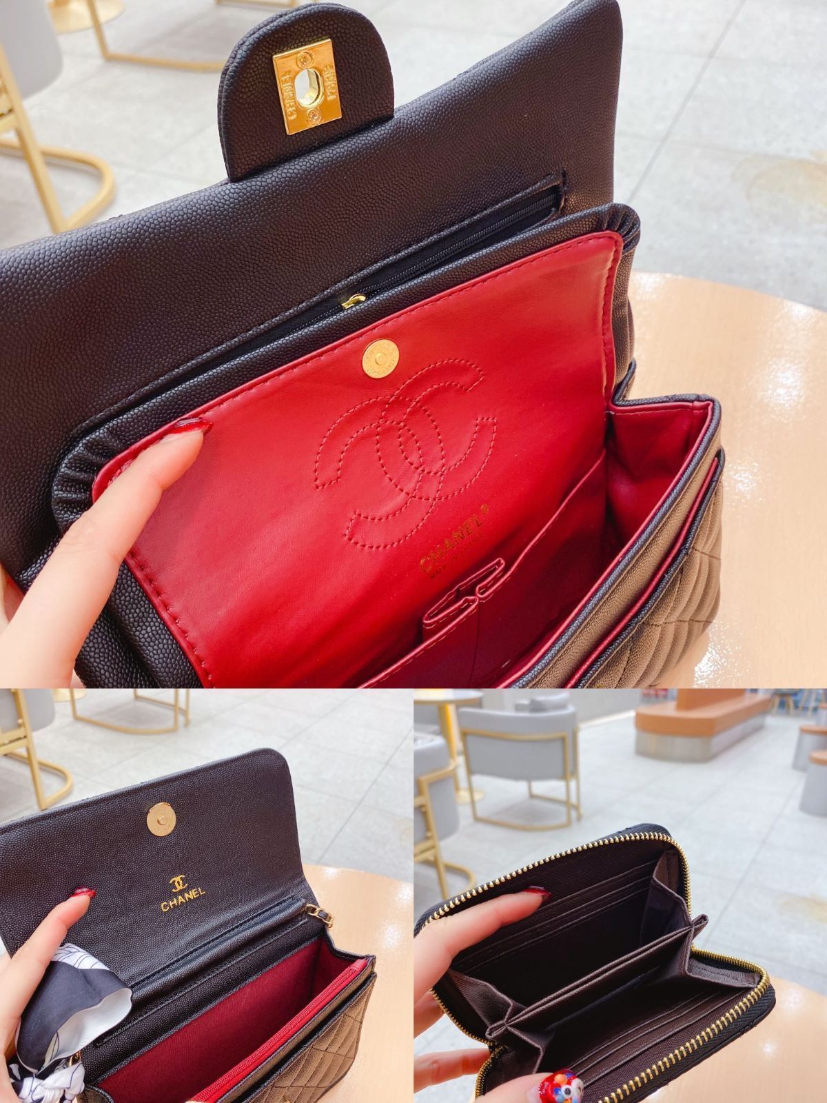 美品★CHANEL シャネル ショルダーバッグ 財布 3点セットバッグ 美品★CHANEL シャネル ショルダーバッグ 財布 3点セットバッグ