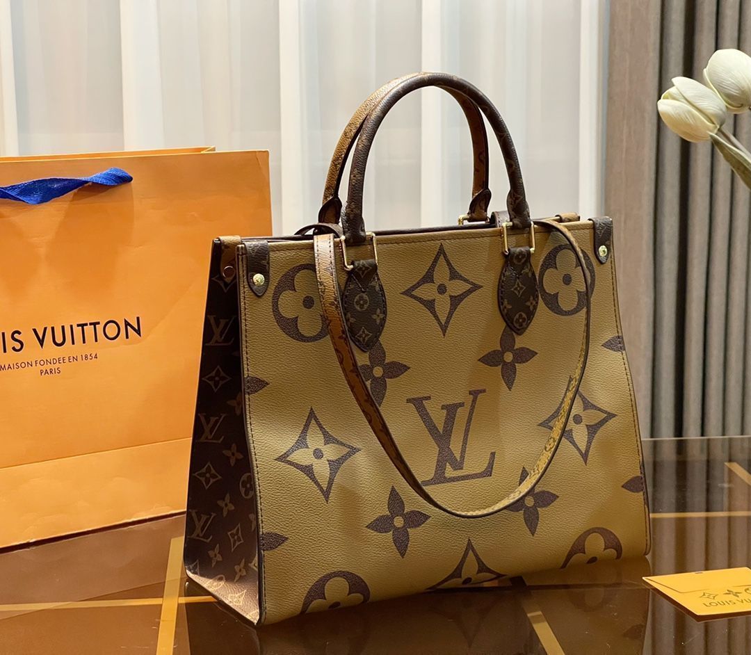綺麗 LOUIS VUITTON ルイヴィトン ショルダーバッグ ハンドバッグ 財布 3点セット オンザゴー MM