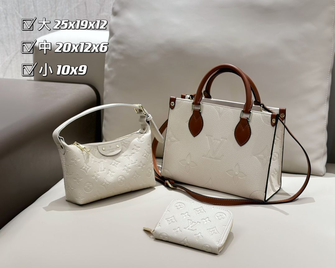 【超美品】LOUIS VUITTON ルイヴィトン ショルダーバッグ トートバッグ 財布 3点セットバッグ