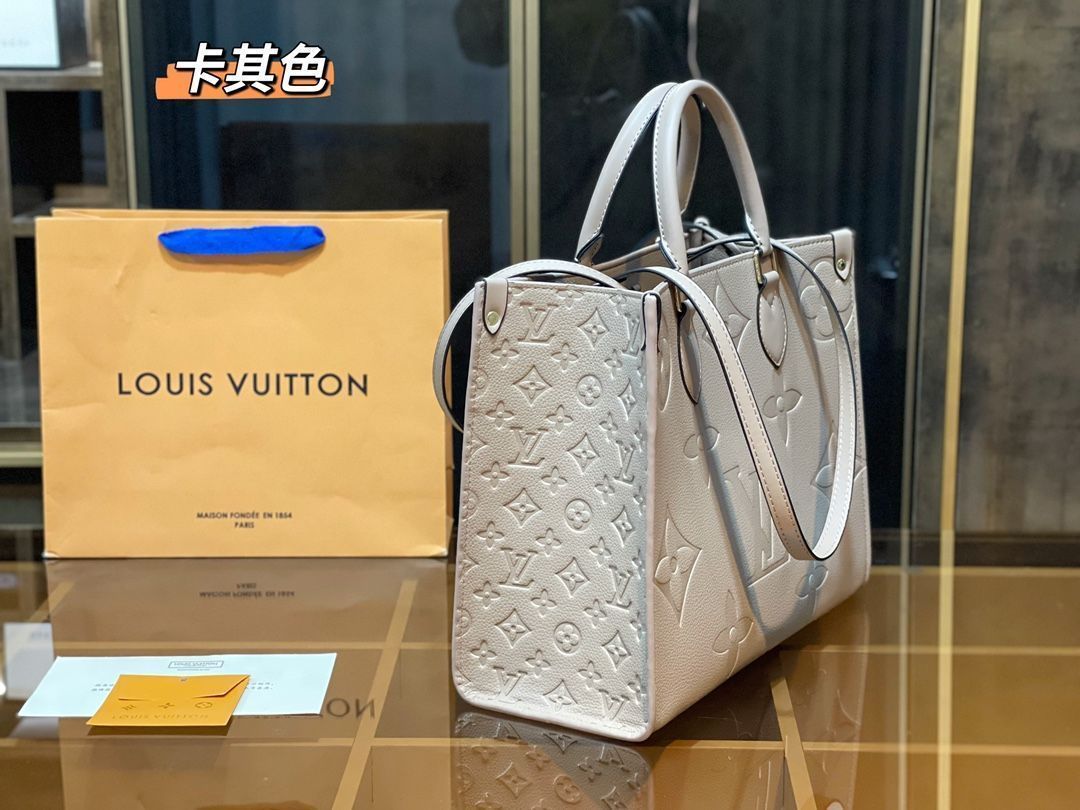 状態良 LOUIS VUITTON ルイヴィトン ショルダーバッグ ハンドバッグ 財布 3点セット オンザゴー MM