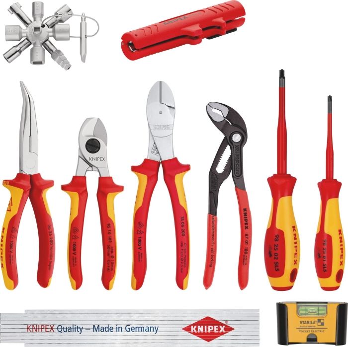 【新品・3営業日で発送】クニペックス KNIPEX 002090V01 ”エキステンションセット エレクトロ1”