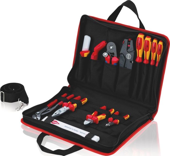 【新品・3営業日で発送】クニペックス KNIPEX 002111 コンパクトツールバッグ(電気作業用)