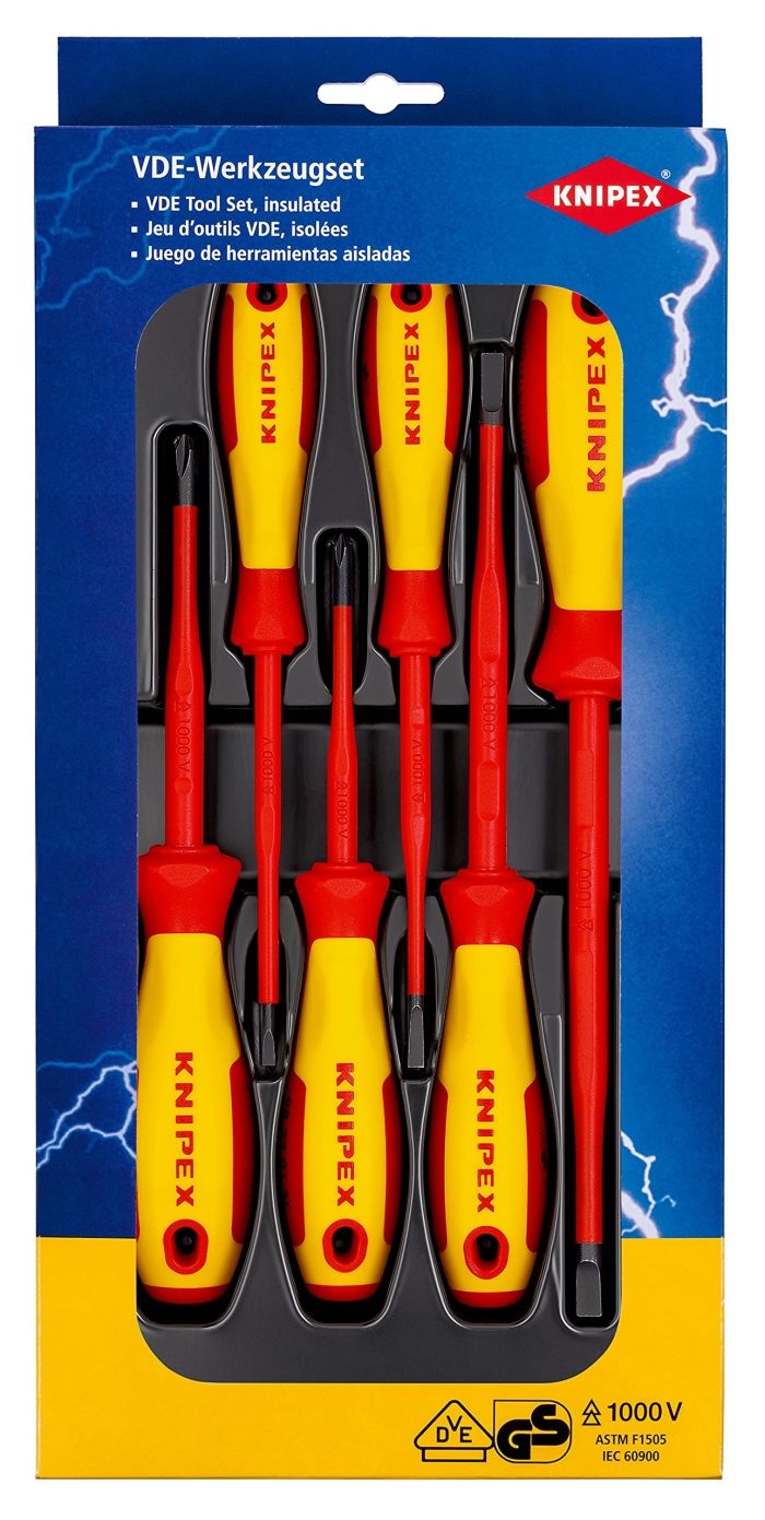 【新品・3営業日で発送】クニペックス KNIPEX 002012V02 絶縁ドライバーセット