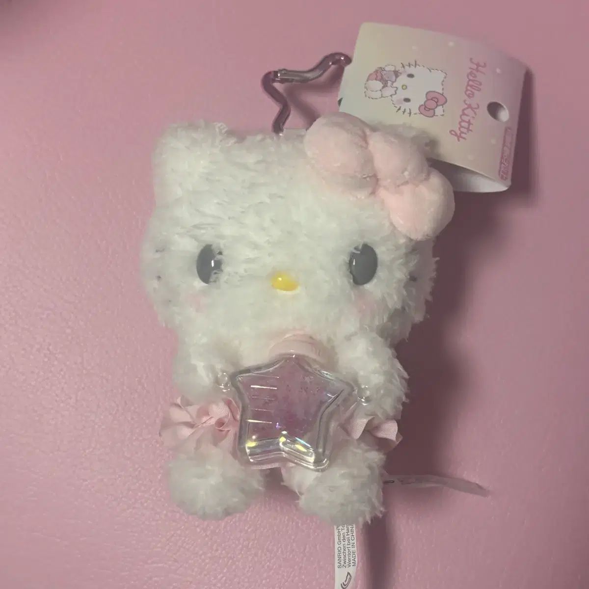 サンリオ 星きらめくベイビーボトルシリーズ ハローキティ(ハローキティ) ぬいぐるみ キーホルダー