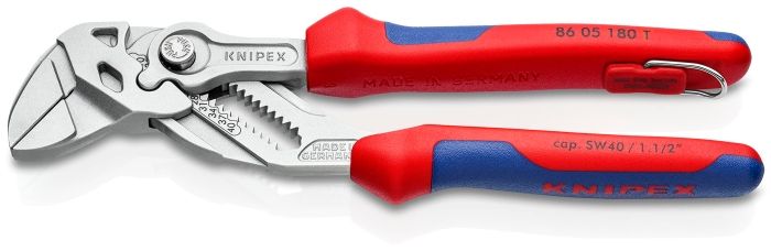 【新品・3営業日で発送】クニペックス KNIPEX *86 05 180 T プライヤーレンチ 落下防止