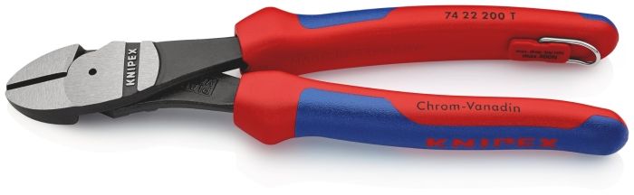【新品・3営業日で発送】クニペックス KNIPEX *74 22 200 T 強力型斜ニッパー(硬線用) 落下