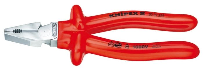 【新品・3営業日で発送】クニペックス KNIPEX 0207-225 * 強力絶縁ペンチ 1000V
