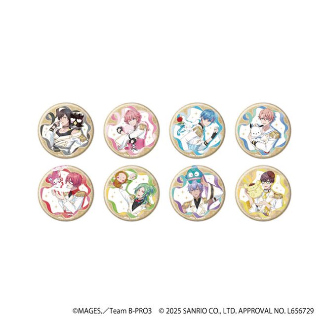 ホログラム缶バッジ(65mm)「B-PROJECT～熱烈＊ラブコール～×サンリオ