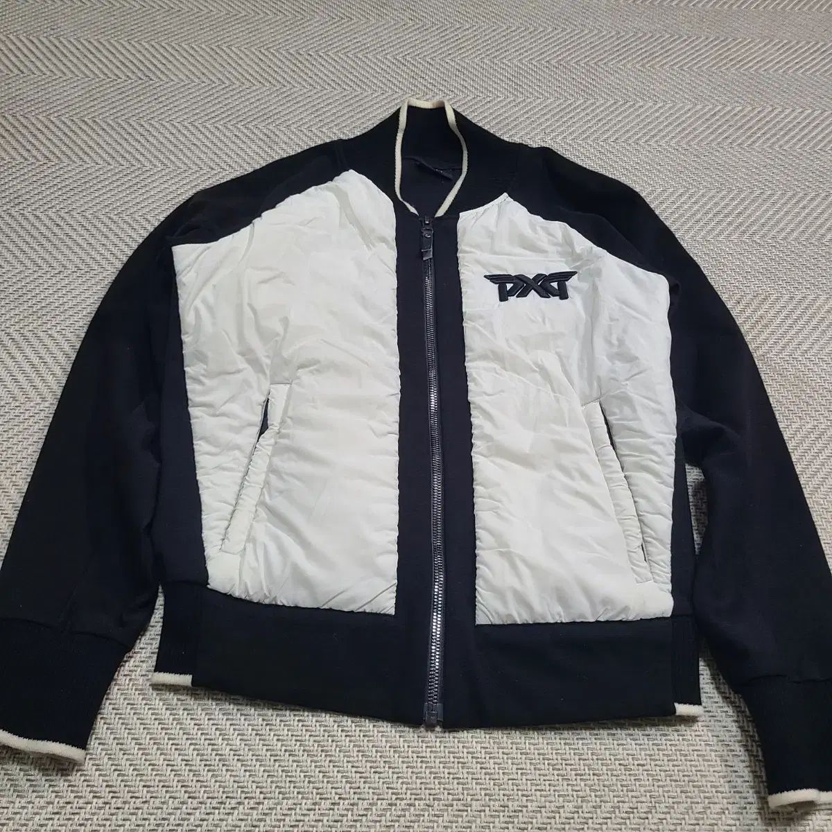 S) PXG 白 ダウン ブルゾン ジャケット